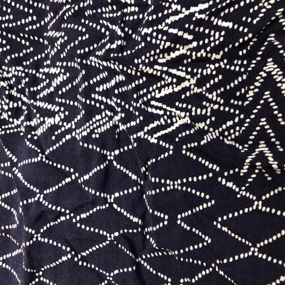 Splendid Navy and White Tank Geometric Design with a Tie Back - Picture 12 of 12